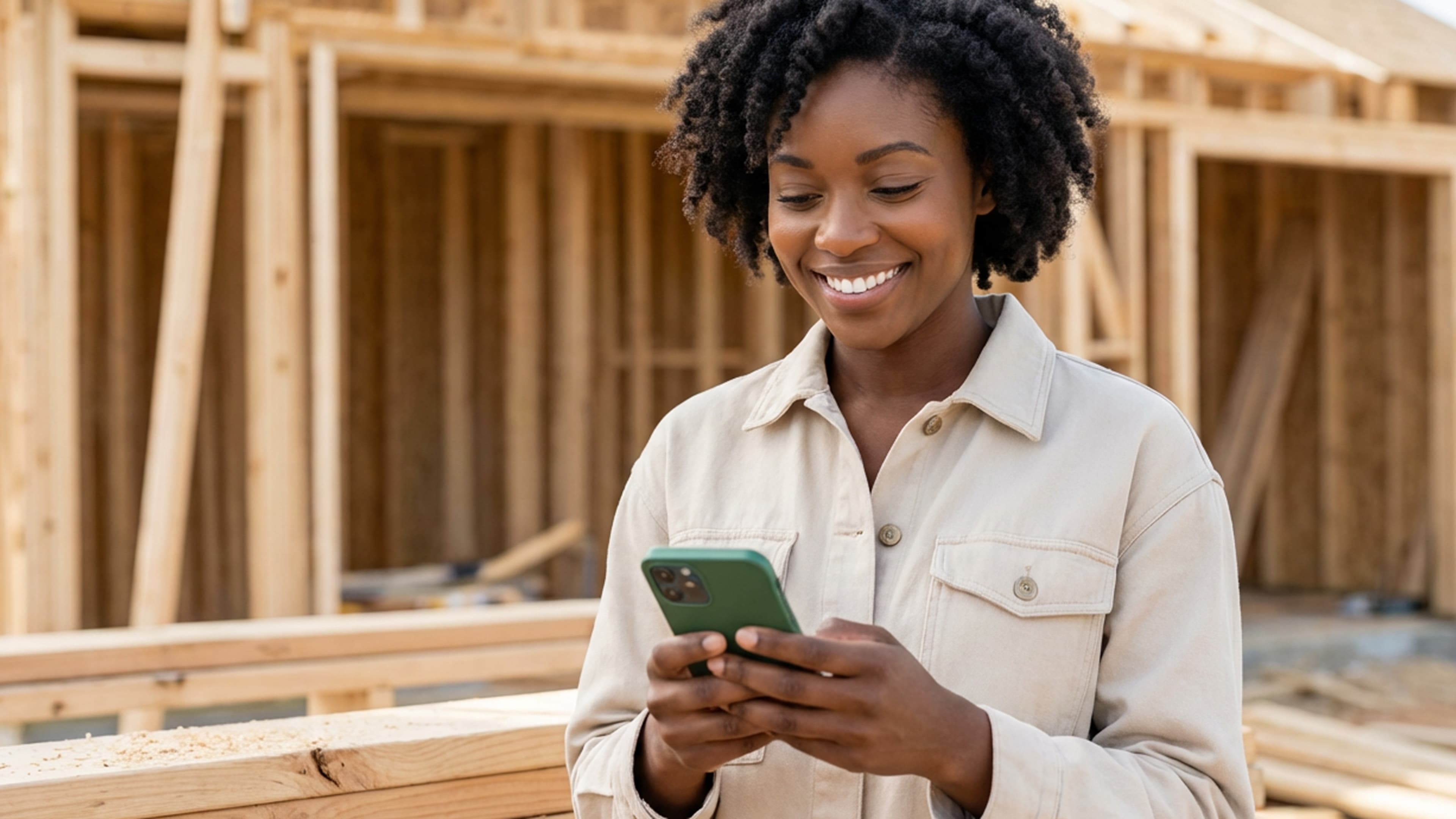 Team reviewing construction plans